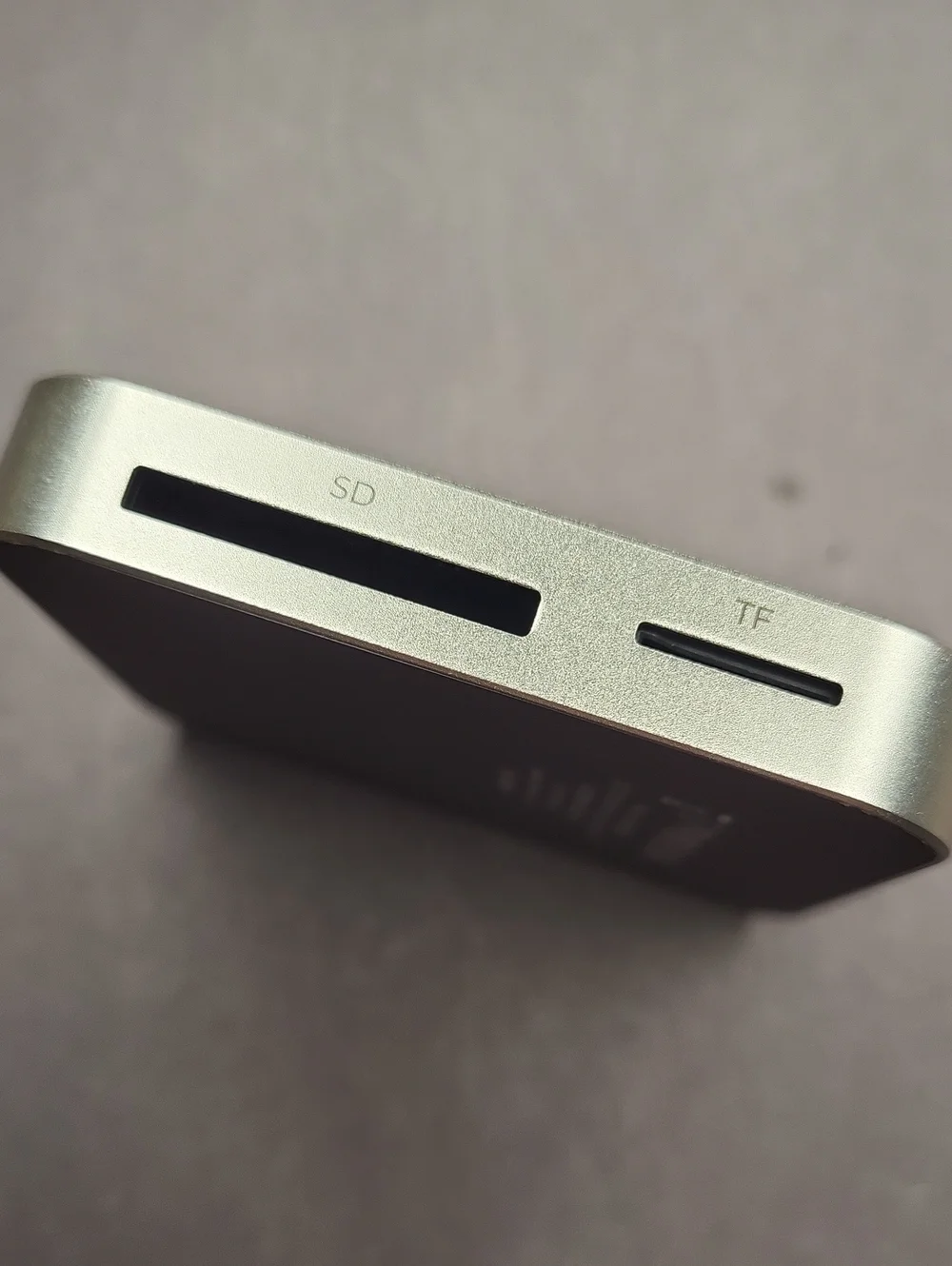 Silver Ultra Thin Magnetic Card Reader